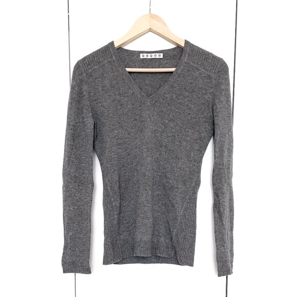 Kokun Gray Cashmere Sweater - Picture 1 of 6